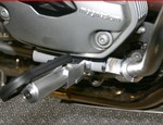 19-300, BMW HIGHWAY PEGS, STOCK FRONT ENGINE GUARD MOUNT, 2005 - 2013 R1200GS / GSA (19-300)