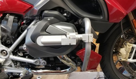 36-200SM, ENGINE GUARD BAR SYSTEM (CRASH BARS), 2019 & UP R1250RT, SILVER METALLIC WITH CLEAR COAT (36-200SM)